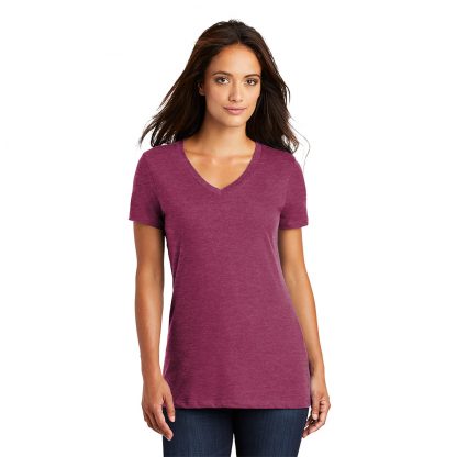 District Women’s Perfect Weight V-Neck Tee - Image 2