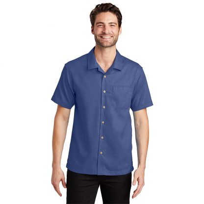 Port Authority Textured Camp Shirt - Image 2